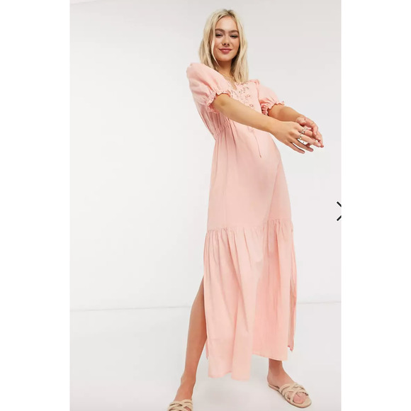 Cleobella hannah midi dress with embroidered in peony - Picture 4 of 7